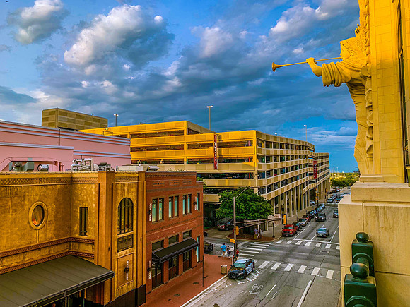 Fort Worth view from Bass Hall